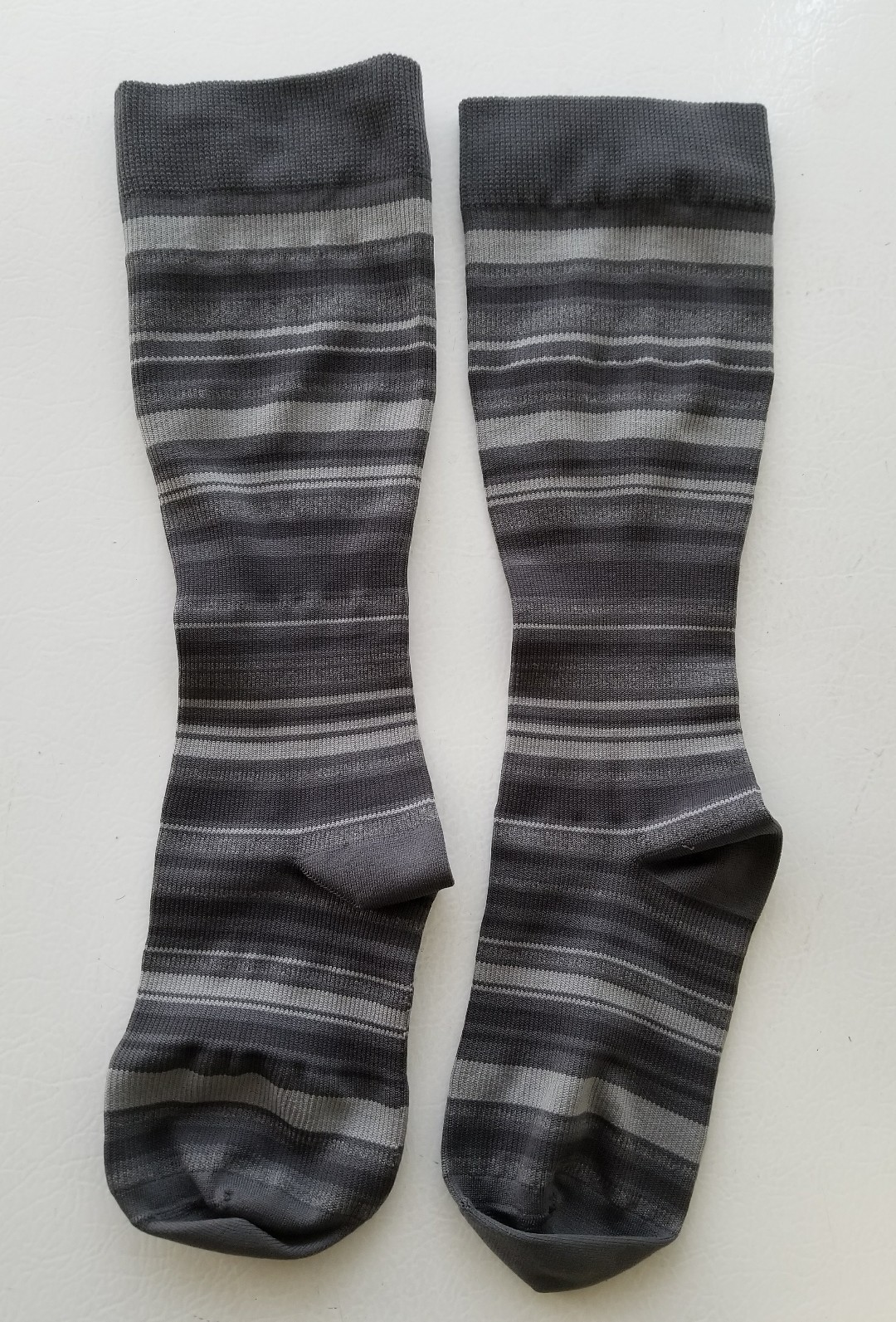 Sigvaris 15-20 MMHG Compression Knee High Stockings Microfiber Stripe 832 Size A