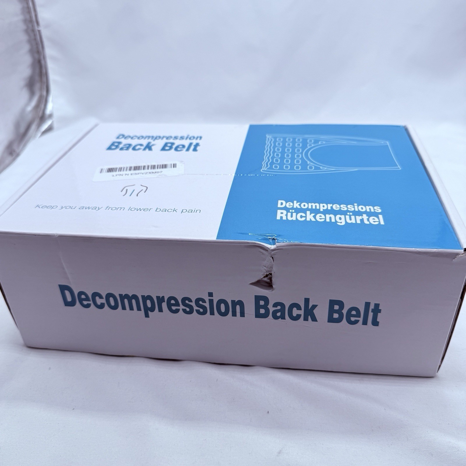 Cordless Heating Decompression Belt Lumbar Support for Lower Back Pain READ!!