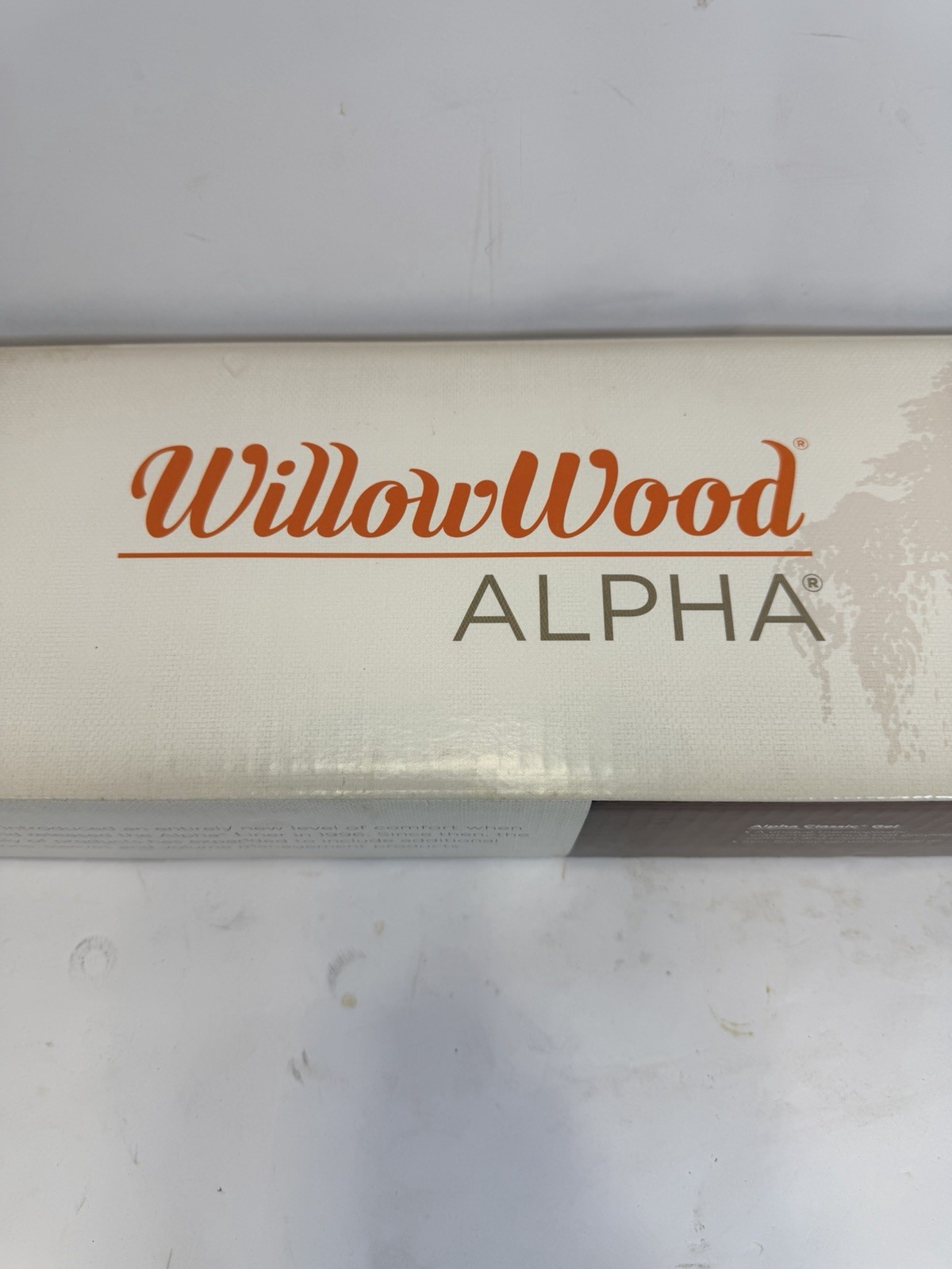 WILLOWWOOD ALPHA CLASSIC CUSHION LINER 6MM GREEN/GRAY SIZE LARGE “”BRAND NEW””