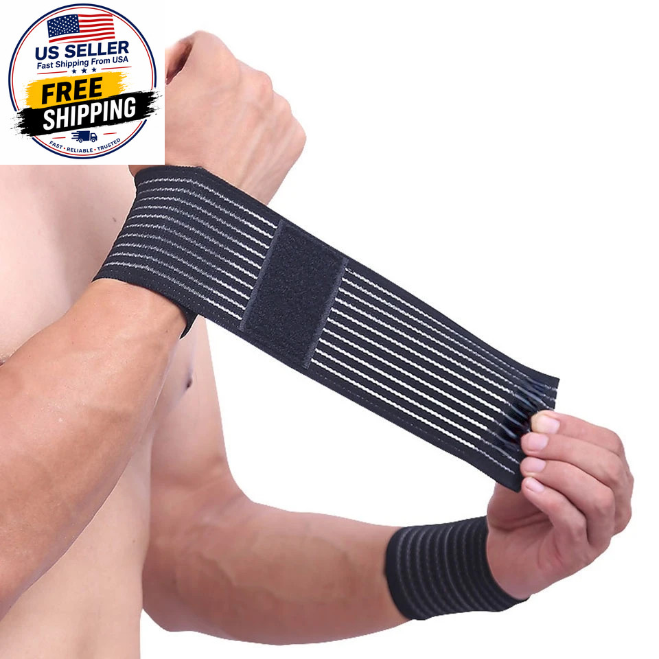 Gym Support Wrist Brace Wrap Carpal Tunnel Cotton Elastic Bandage Hand Sport Wri
