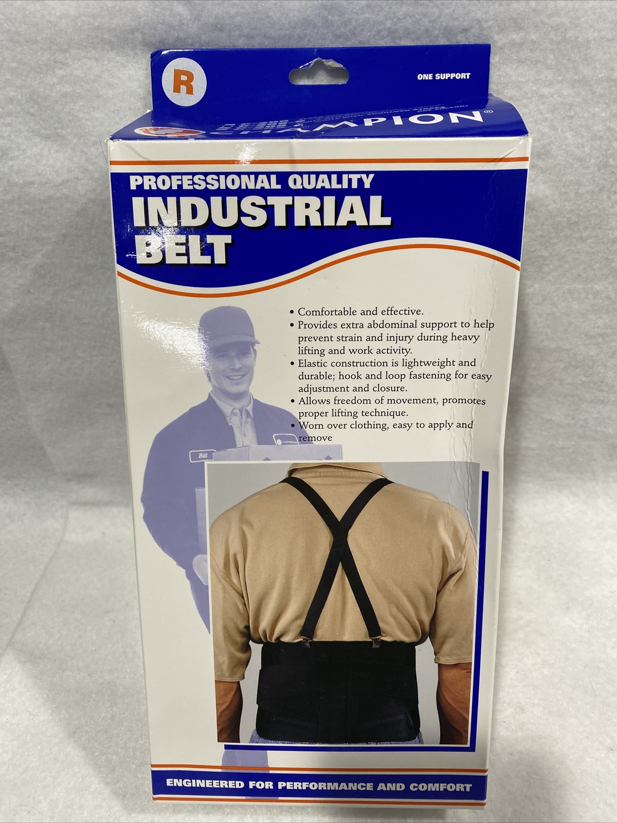 CHAMPION PROFESSIONAL QUALITY INDUSTRIAL BELT C-0205-S BLACK REGULAR