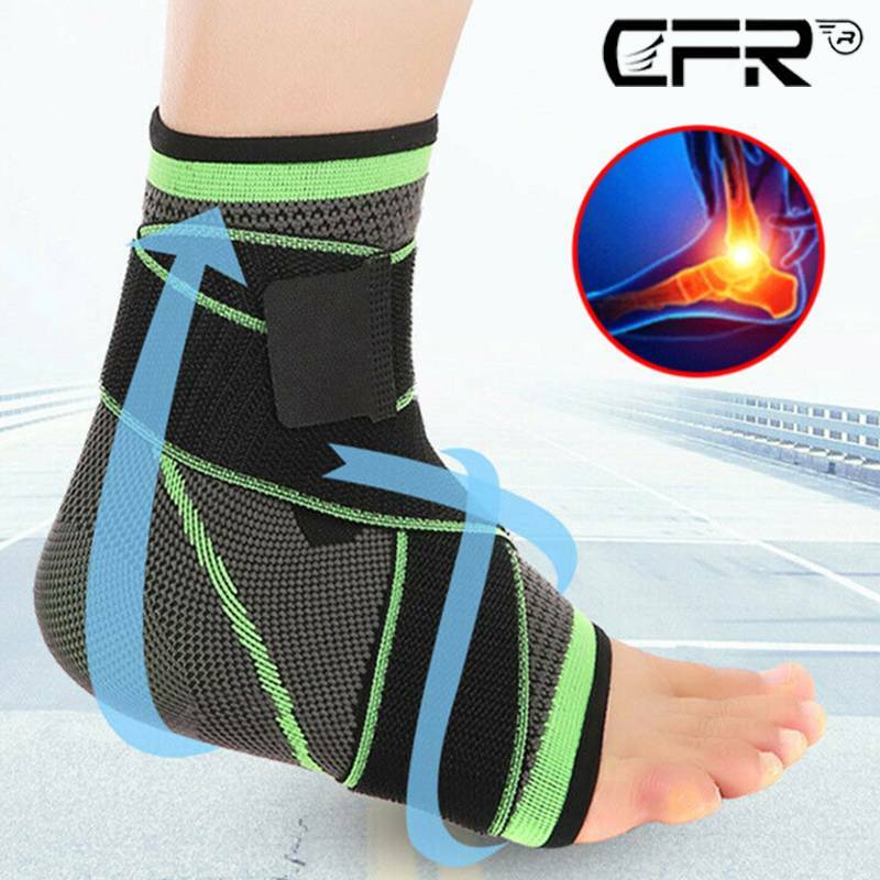 Ankle Support Compression Foot Brace Strap Achilles Tendon Plantar Pain Wrap Gym