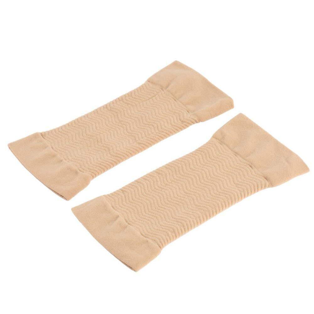 2 Pair Slimming Arm Shaper Elastic Compression Arm Sleeves for Sports Fitness