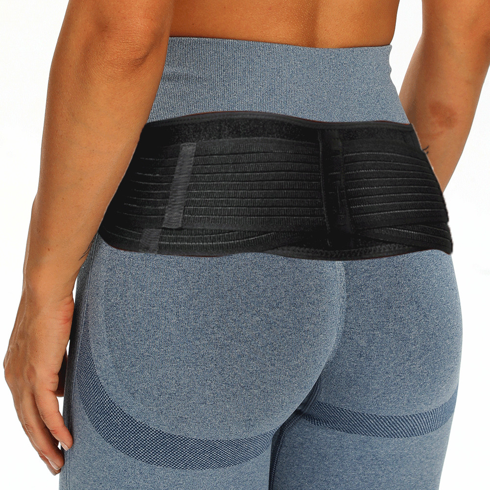 Sacroiliac Support Belt Lumbar Back Hip Pain Increases Mobility for Men Women