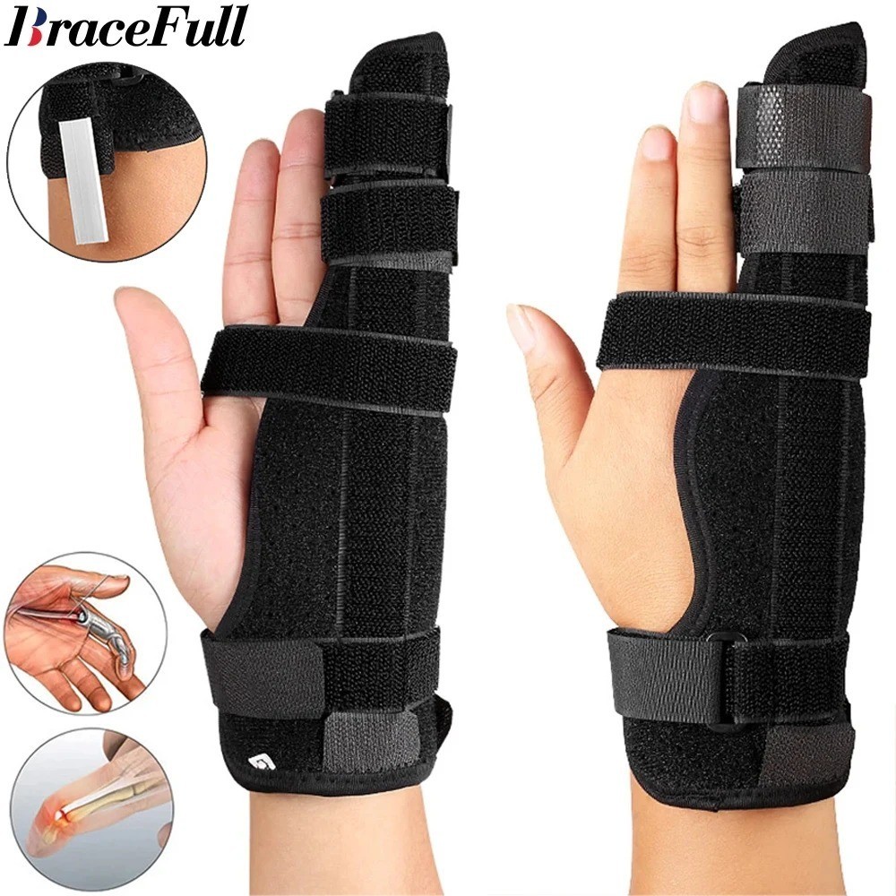 Boxer Finger Splint Adjustable Finger Brace Fracture Broken Finger Support Pinky