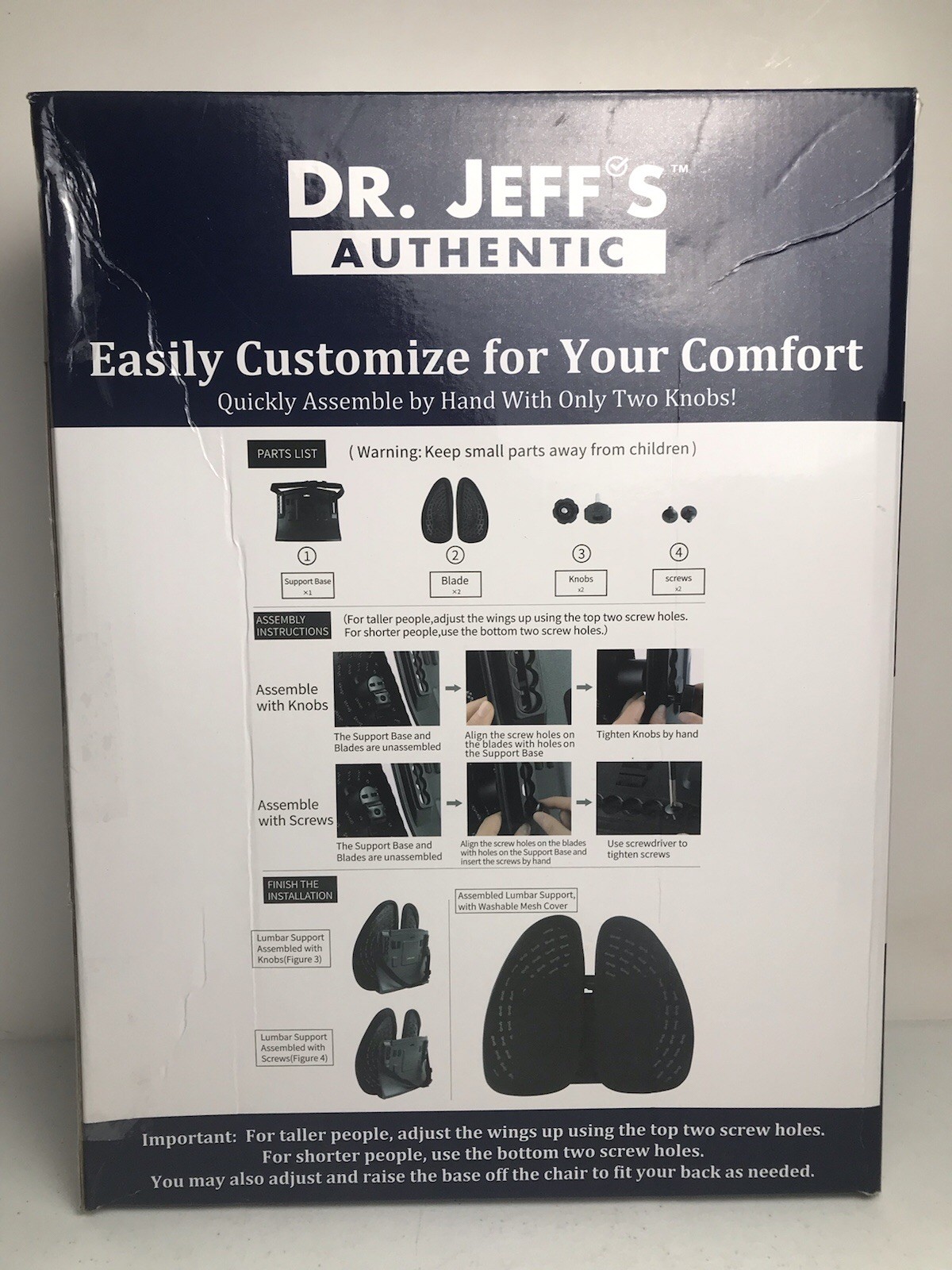 Dr. Jeff’s Authentic Lower Back Support