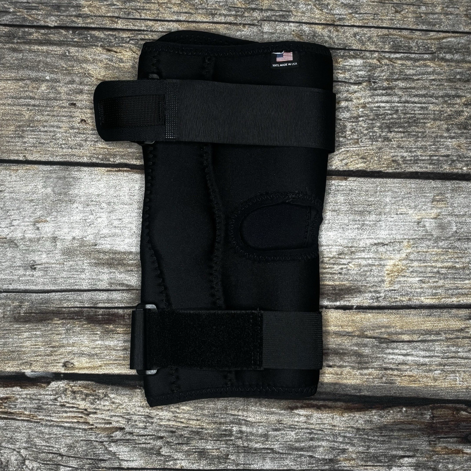 Kool Flex Wrap Around Knee Mate Brace w/ Hinges Size Small (VAKC64-PC) Black