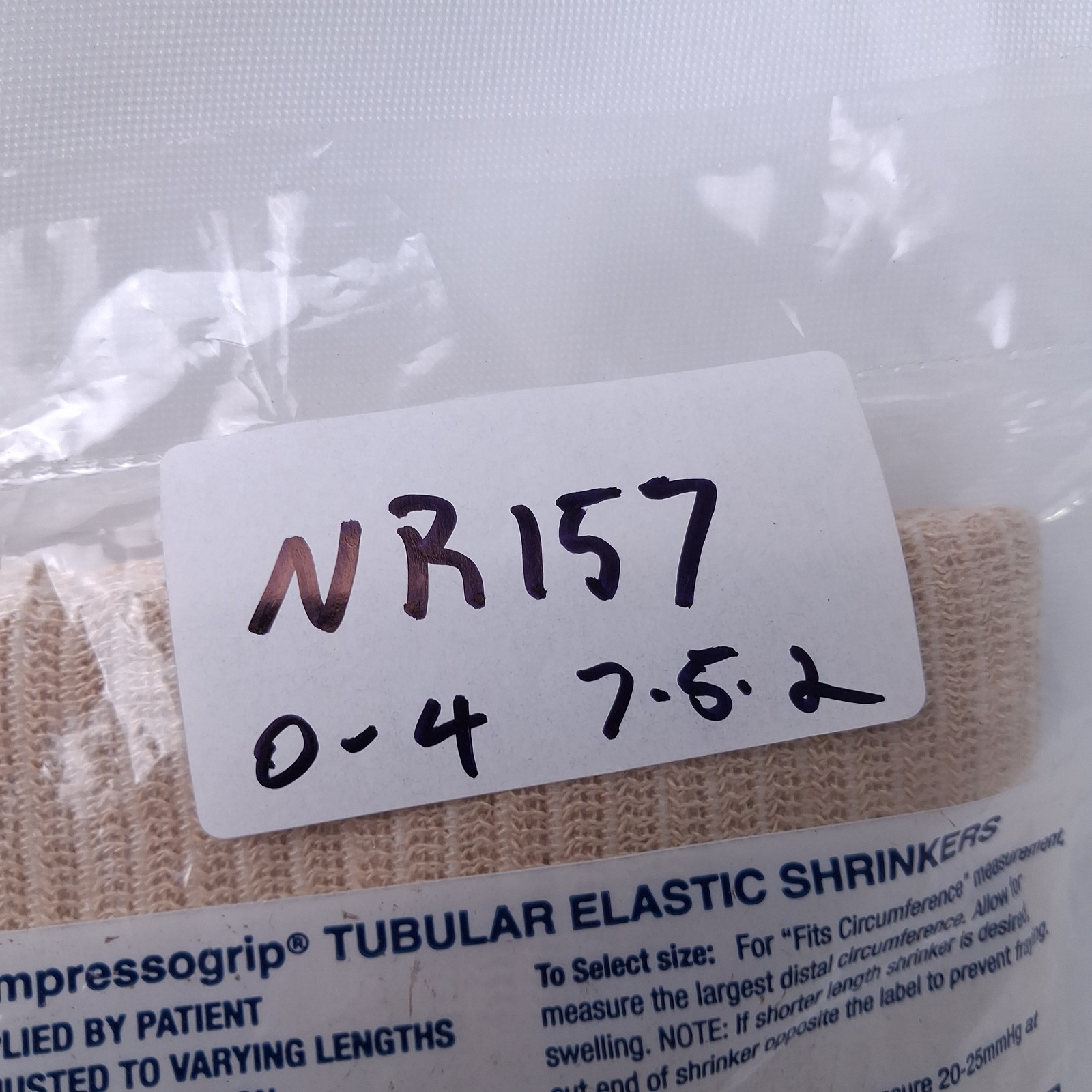 Knit-Rite Compressogrip Prosthetic Shrinker 2H0B0530 Beige 5×30 NEW