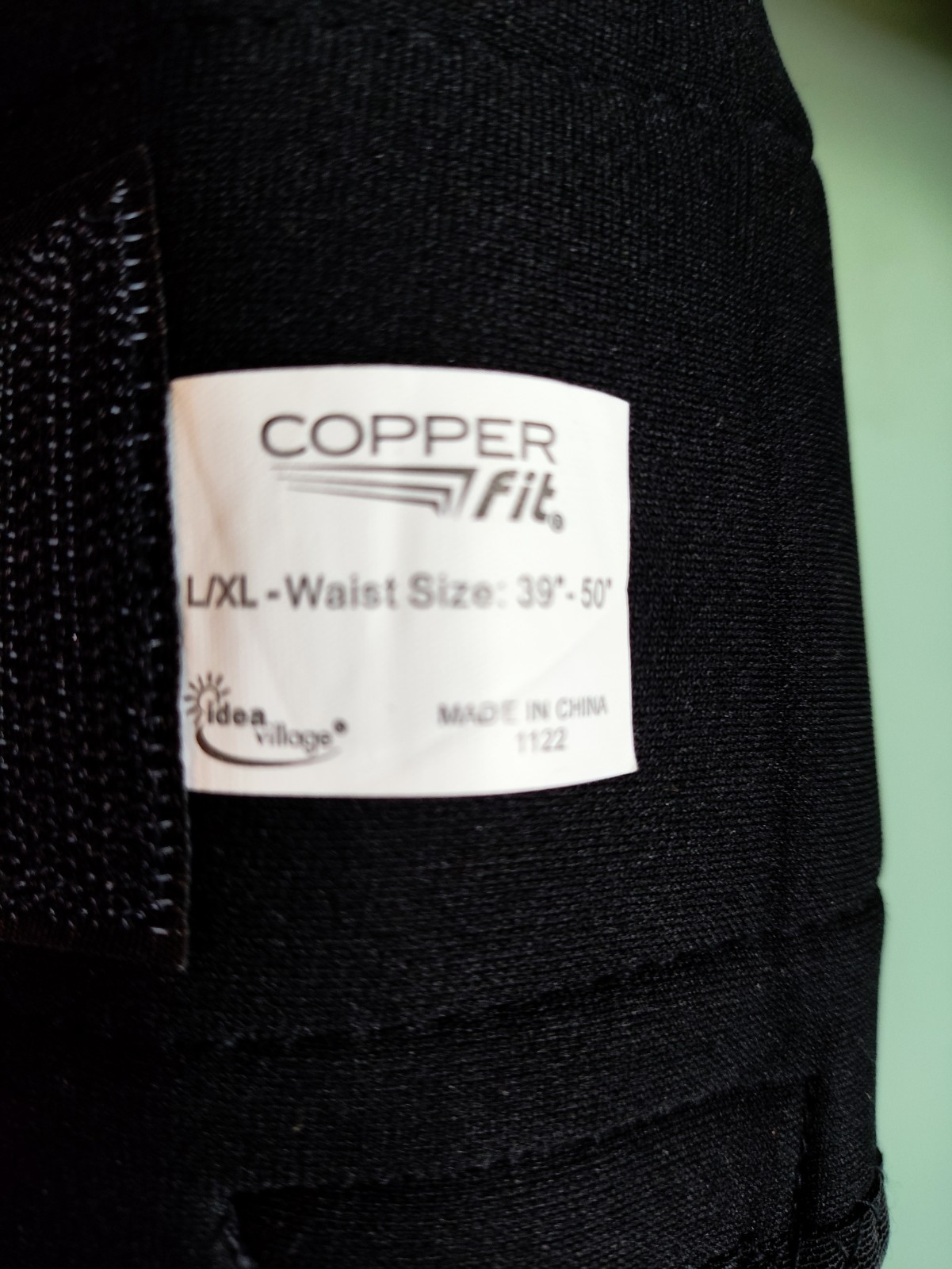 Back Pro Compression and Support Belt Copper Fit S/M 28”-39”