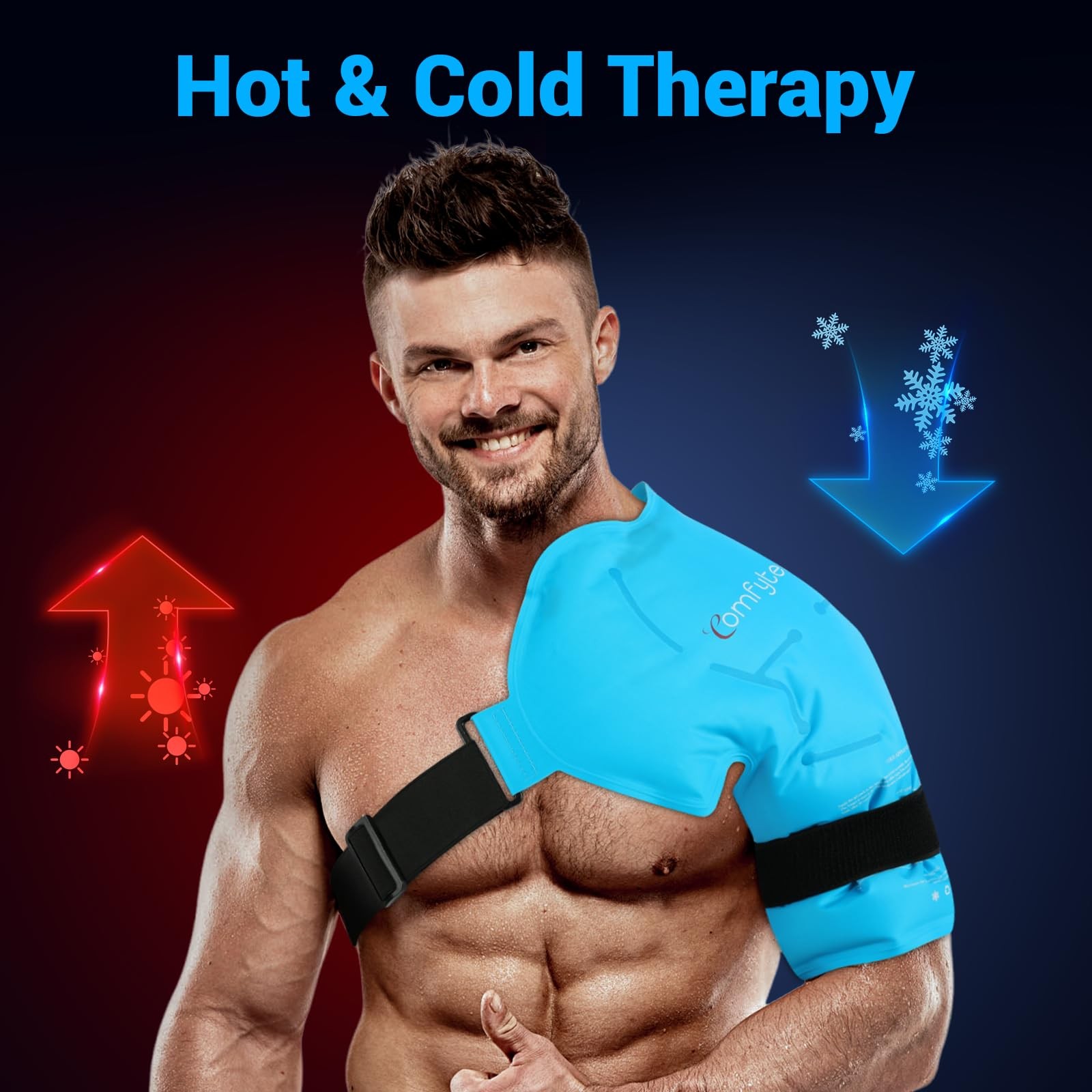 Comfytemp Shoulder Ice Pack Blue Large/X-Large