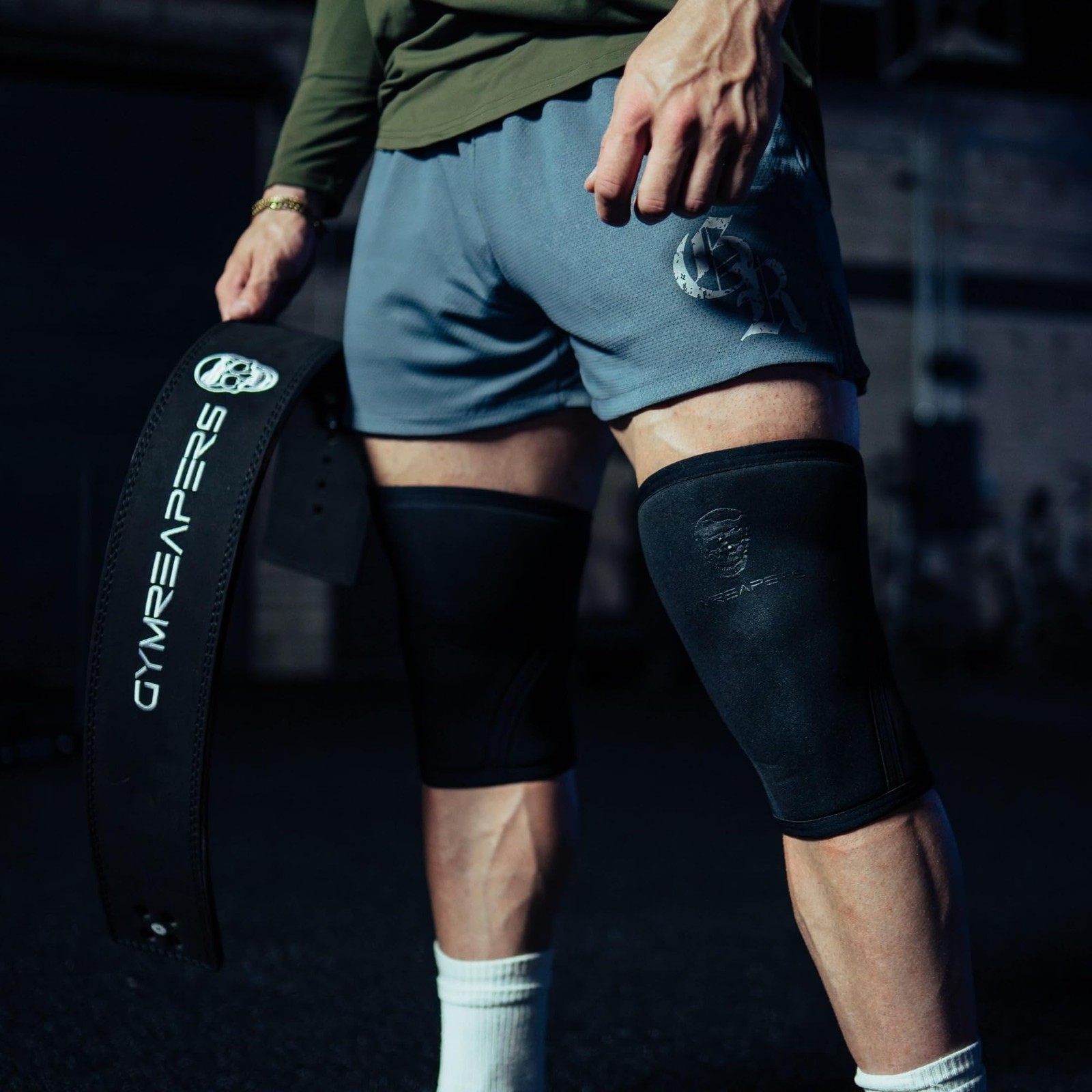 Knee Sleeves (1 Pair) with Gym Bag – IPF Approved – Support Compression Brace…
