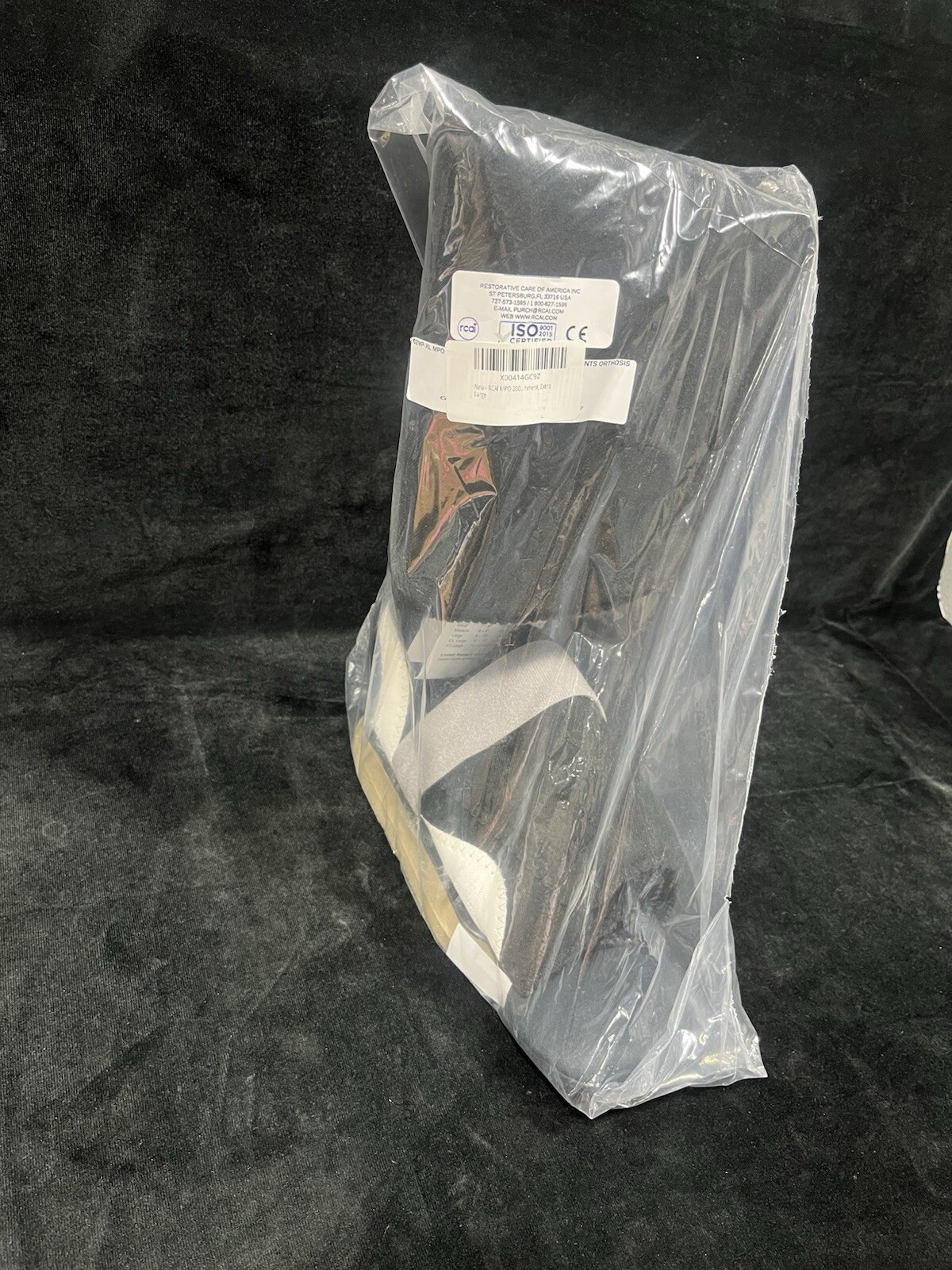 NEW FOOT ORTHOSIS RCAI MPO 2000 Active® MultI Podus BOOT-X LARGE ~ L or R/Black