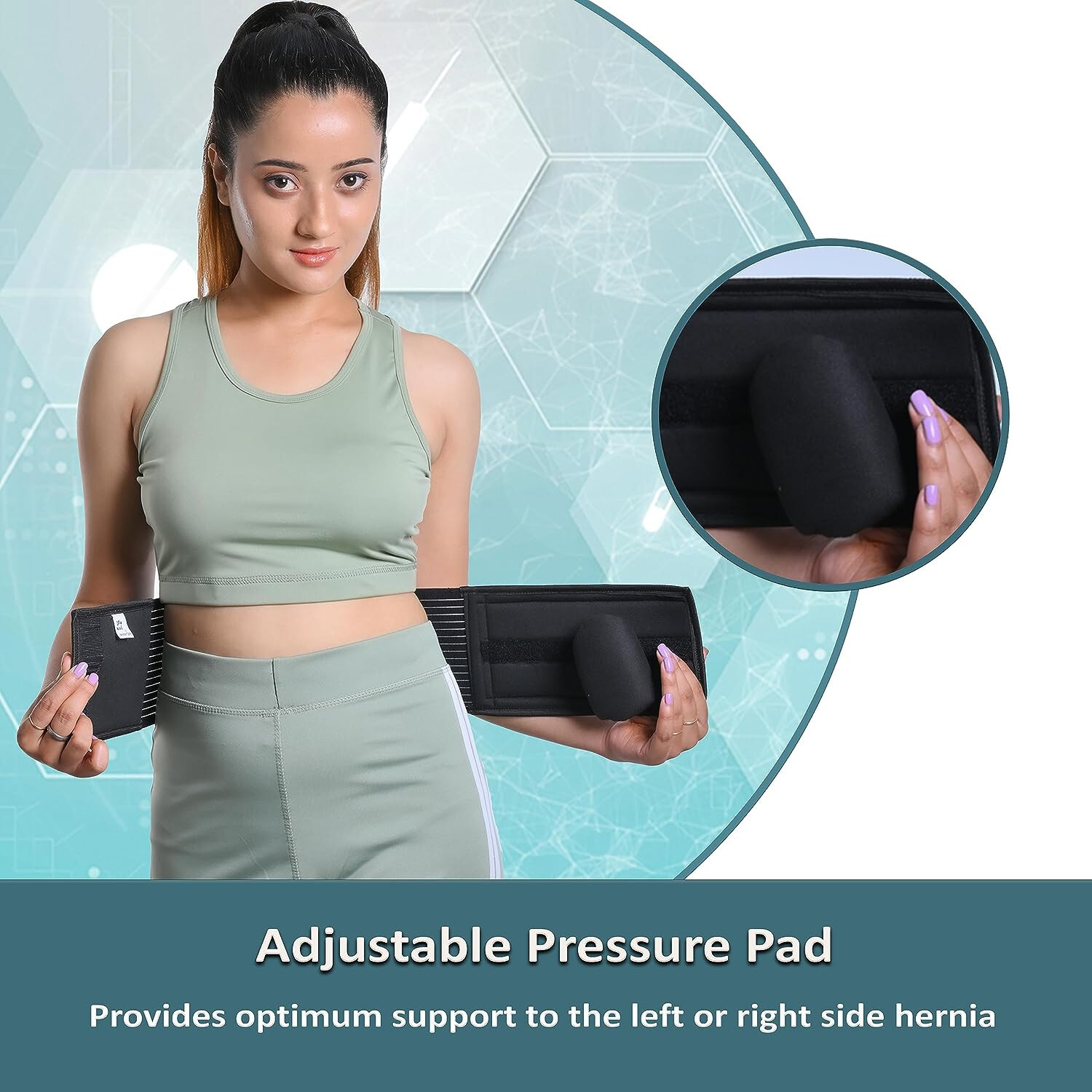 Umbilical Hernia Support Belly Button Hernias or Navel Hernias support belt