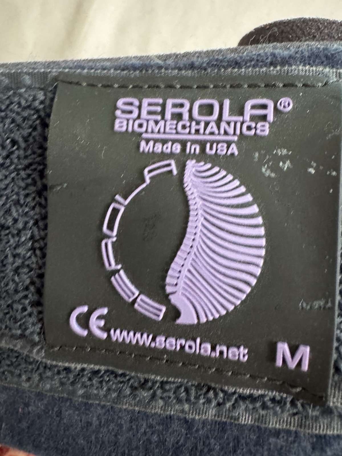 Serola Biomechanics Serola Belt Adjustable Lumbar Support Size M Black Hip
