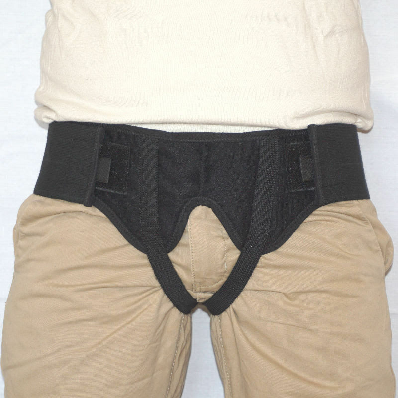 Inguinal Hernia Support Belt Double 2 Truss Pads Special Foam Adjustable Elastic