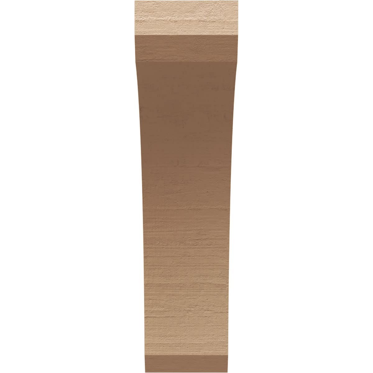 Ekena Millwork Timberthane Rough Cedar Faux Wood Lafayette Knee Brace 3W X 8D X