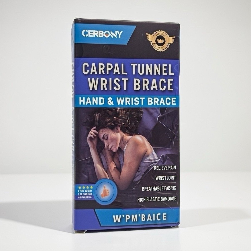 Cerbony Wrist Brace Adjustable Breathable for Sprains and Sports Injuries