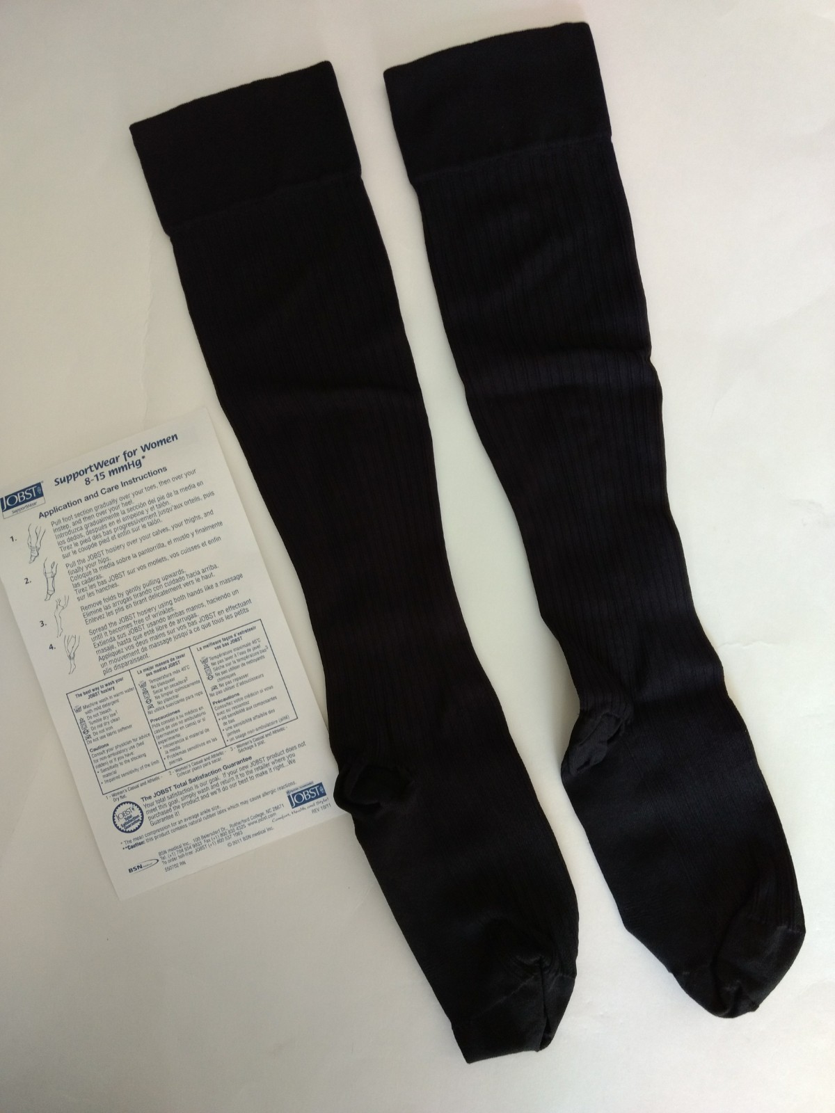 Jobst SoSoft Ribbed Compression Socks, Knee High (8-15mmHg)