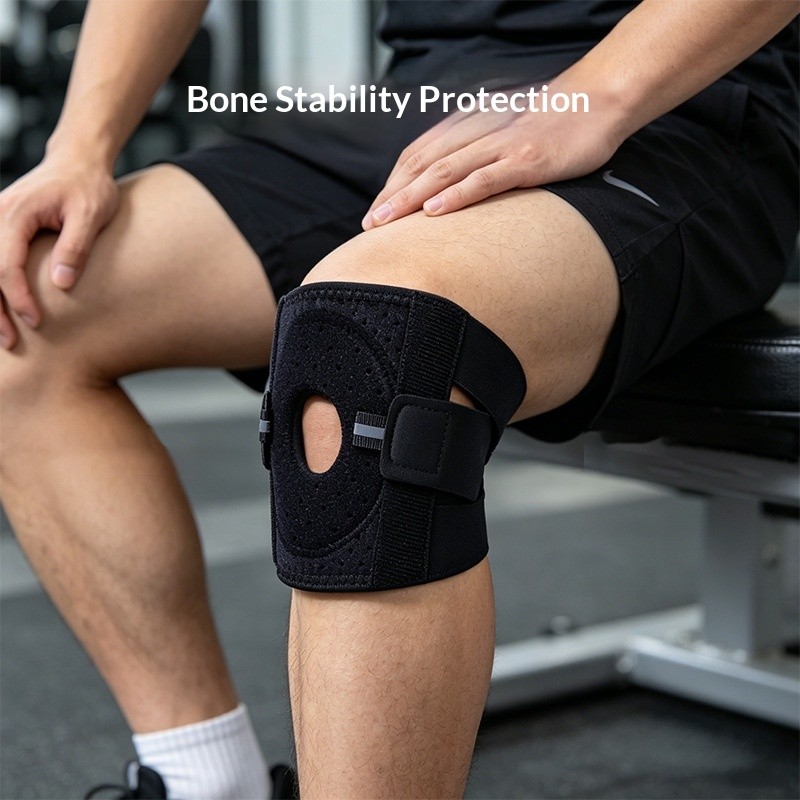Bilateral Spring Joint Stabilizing Sports Knee Brace