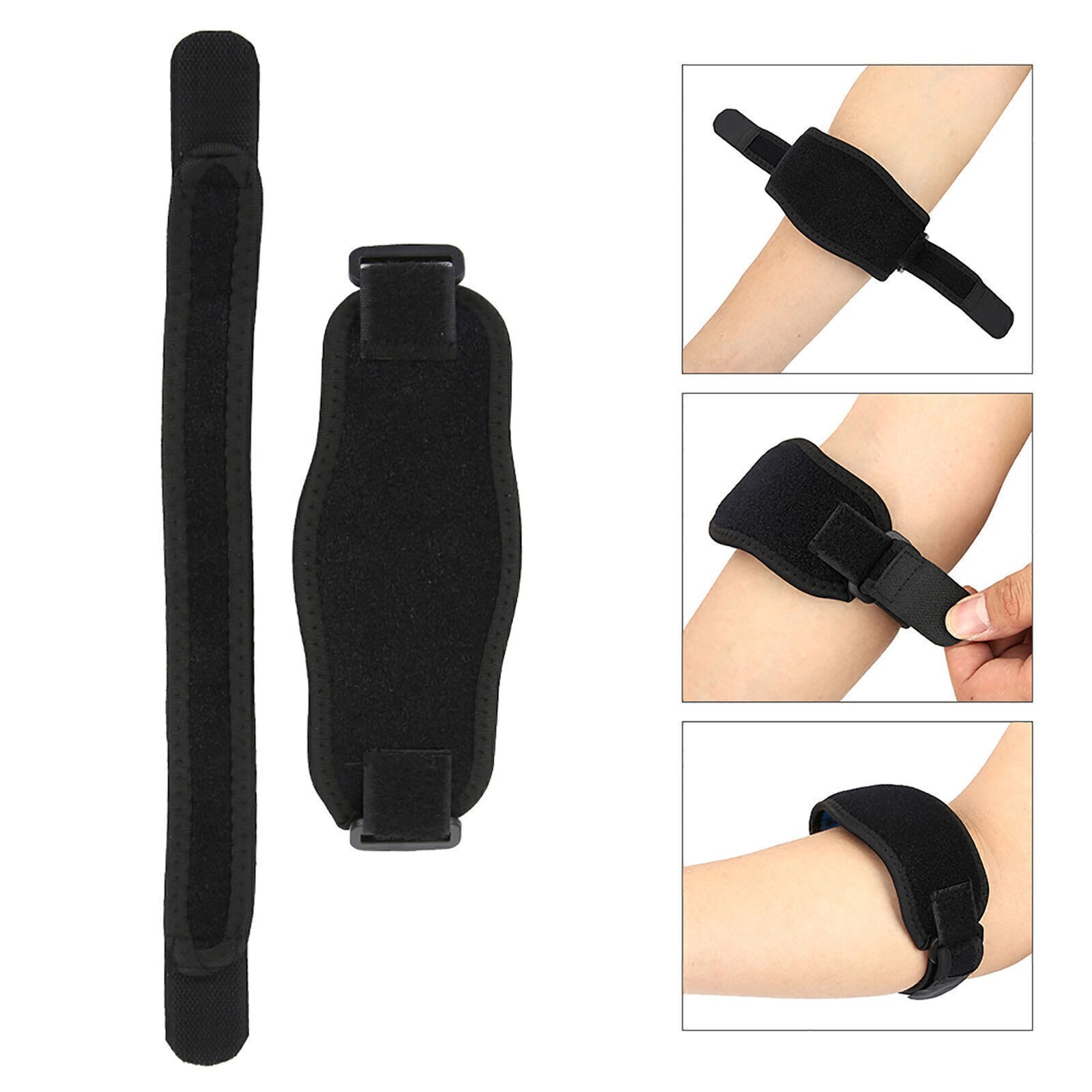 Adults Elbow Support Brace Protector Pad Guard Strap for Tennis Outdoor
