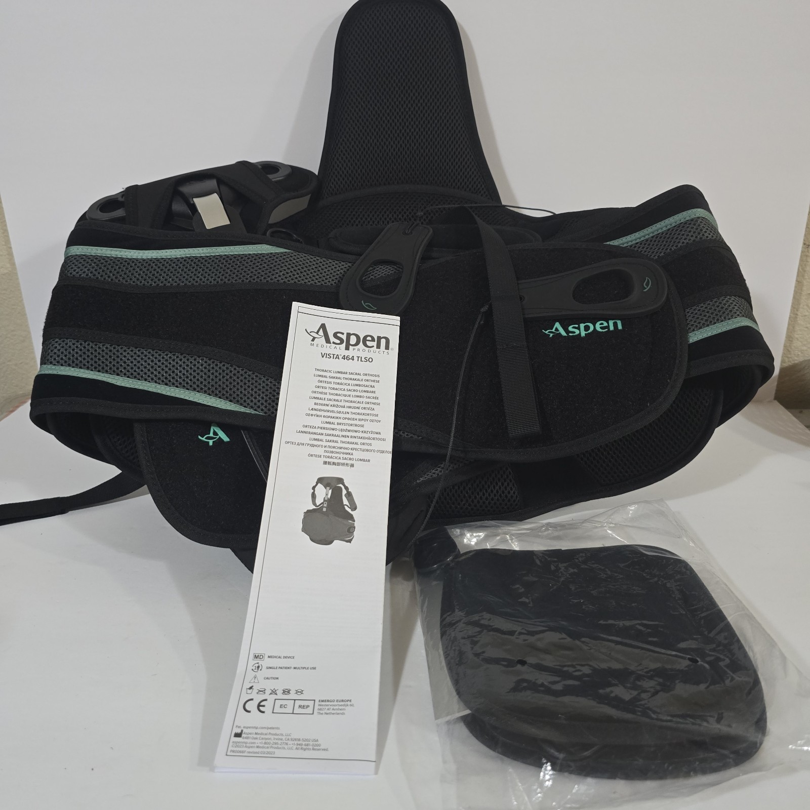 Aspen Vista 464 TLSOErgonomic Back Support BraceBelt Model 993640 – NEW