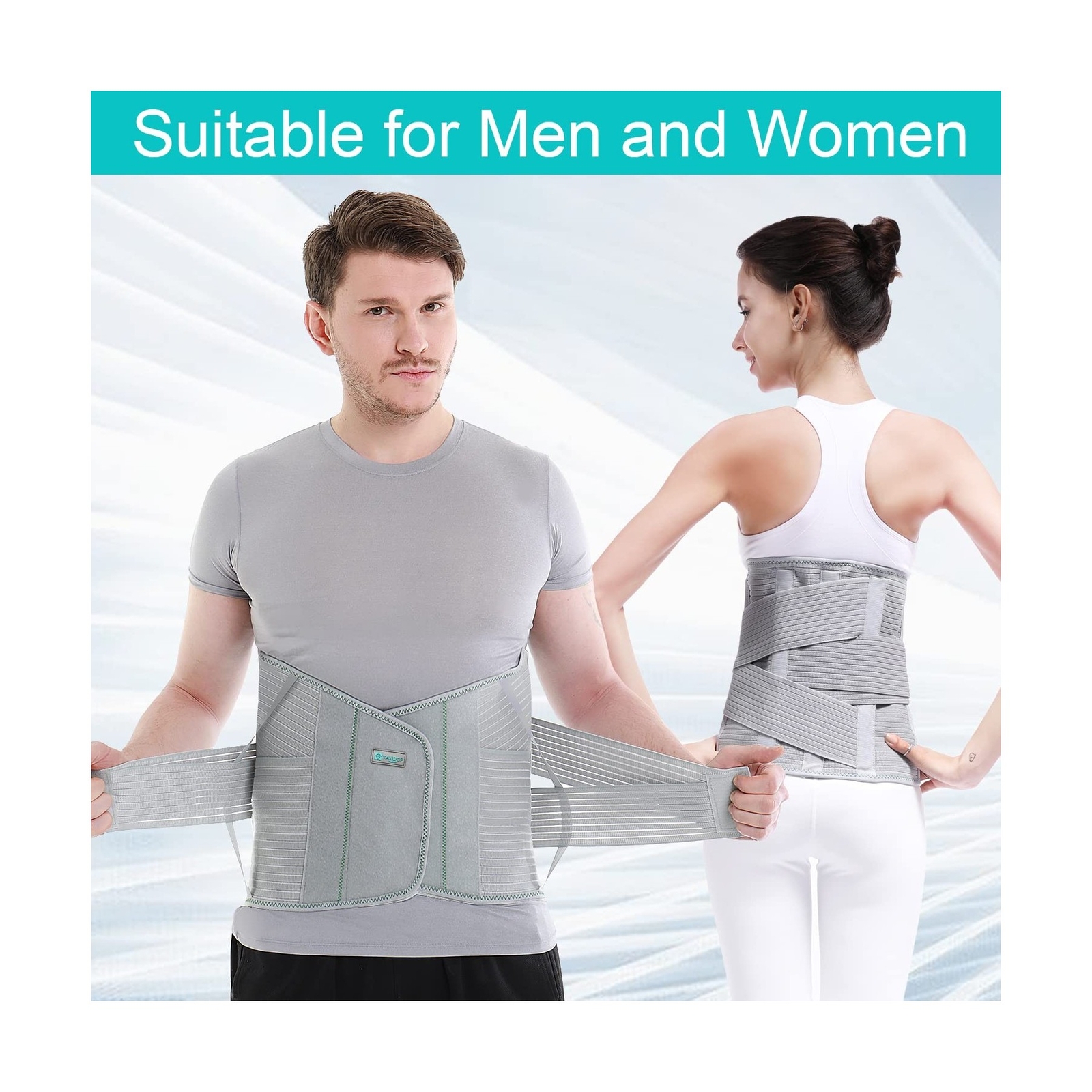 TANDCF Back Support,Entire Back Brace ,Lumbar Support Belt for Women & Men, A…