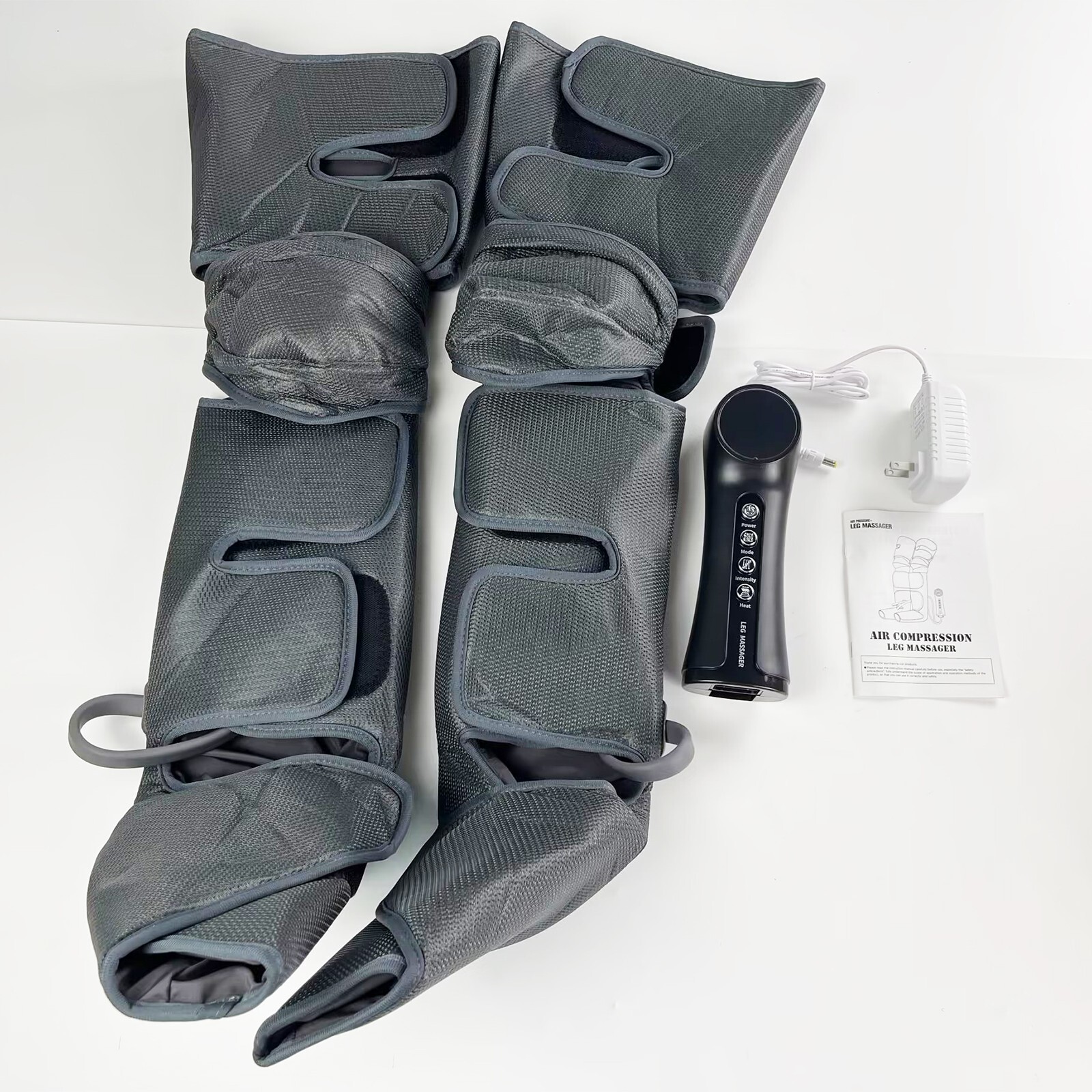 Air Compression Massager with Heat for Foot,Leg,Calf,Thigh and Knee