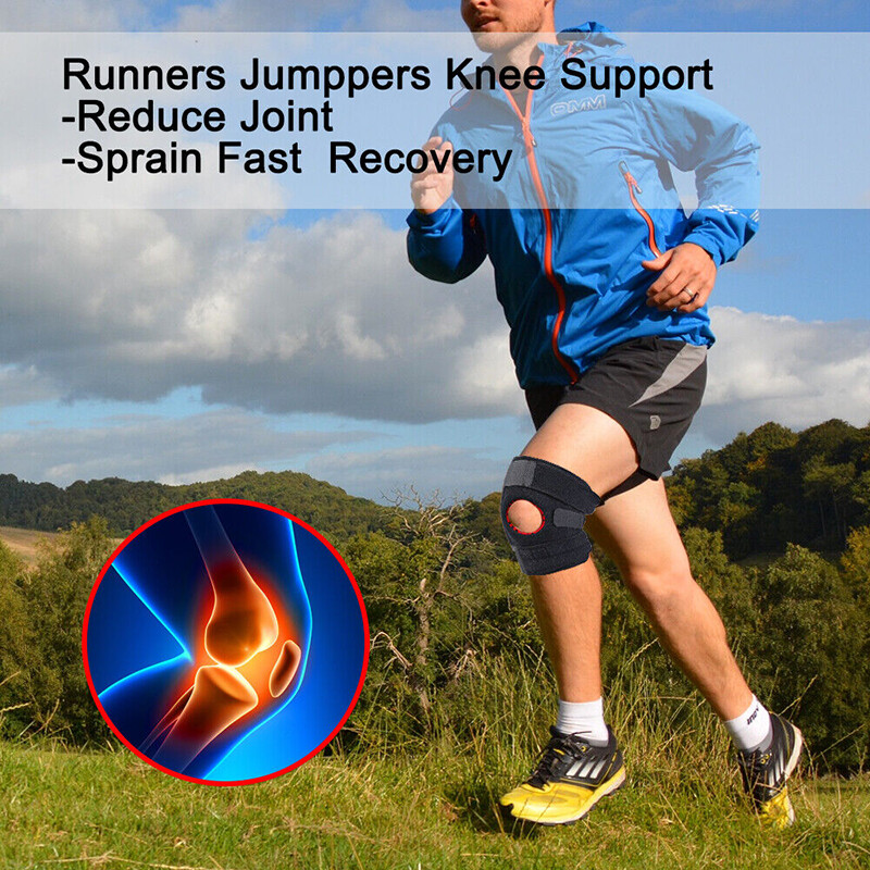 Knee Brace Support Leg Compression Sleeve Sports Patella Protector Stabilizer