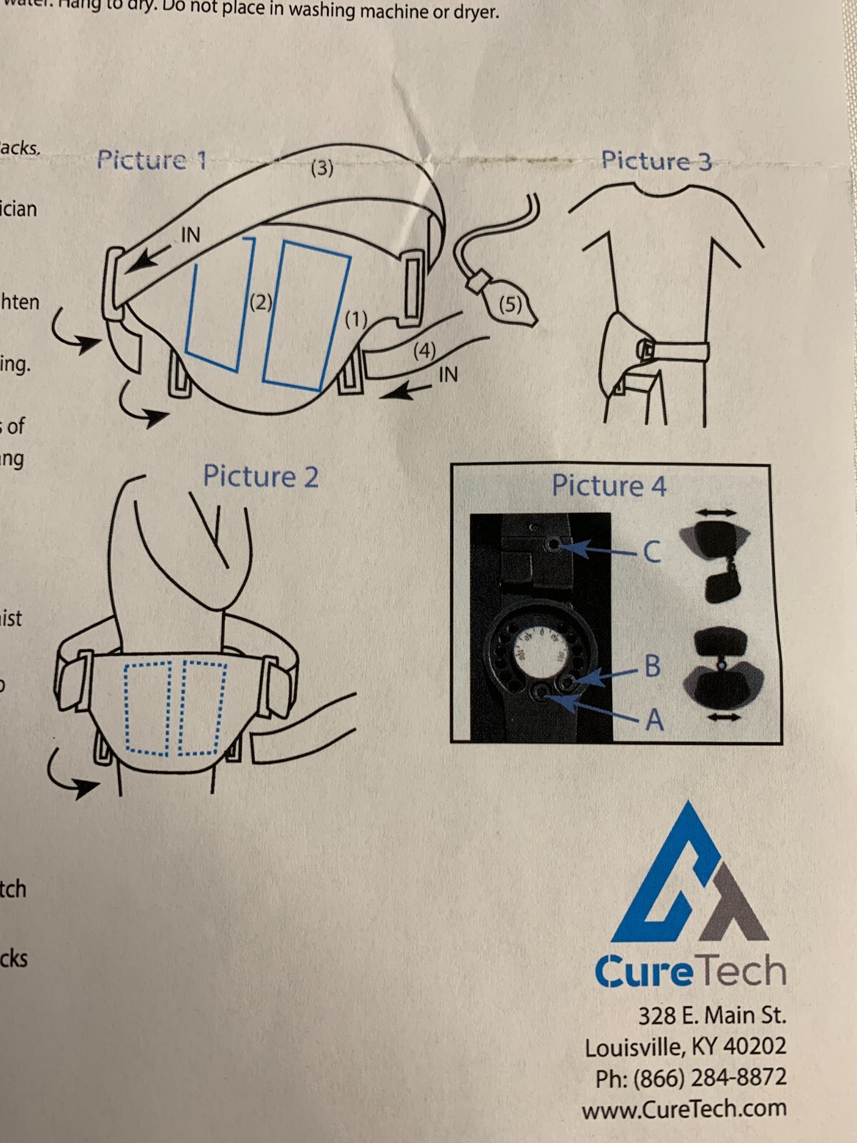 ManaEZ Hip Ice Universal, Hip Range of Motion Orthosis Brace NEW