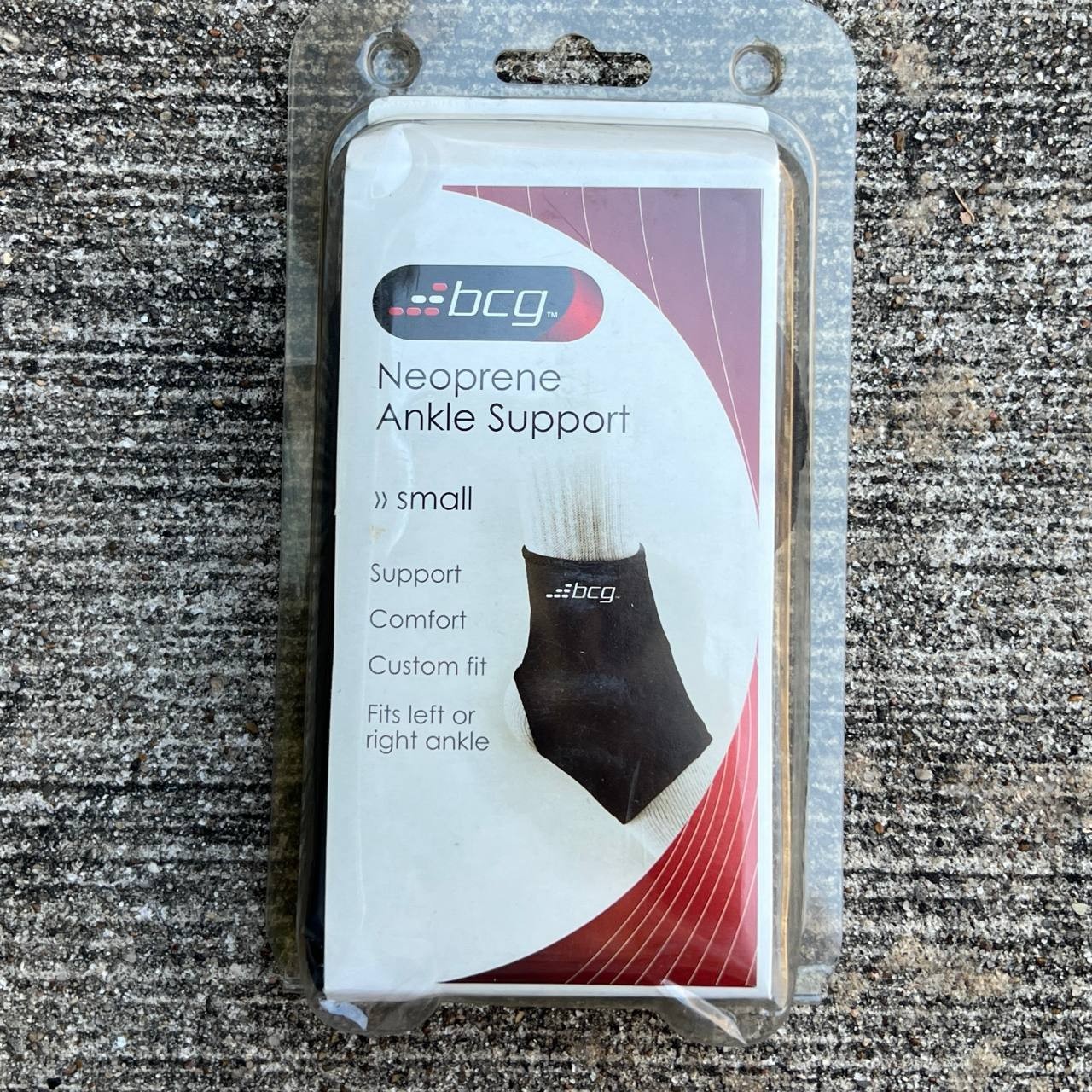 BCG Neoprene Ankle Support Brace Small Black Left or Right New