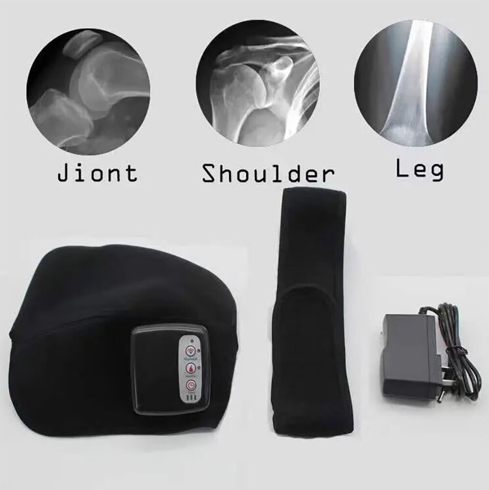 Arthritis Electric Heating Knee Massager Pad Support Brace Leg Therapy Warmer US