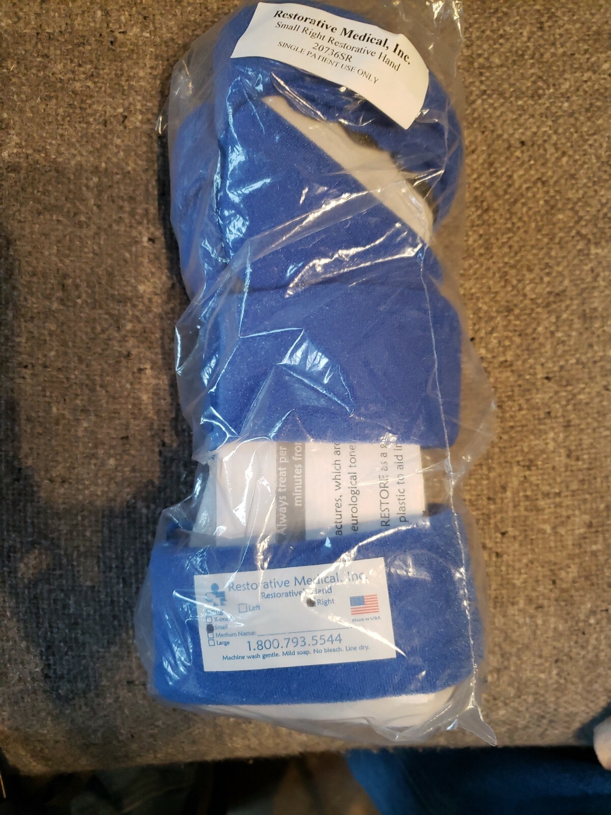Restorative Hand Small Right Brace