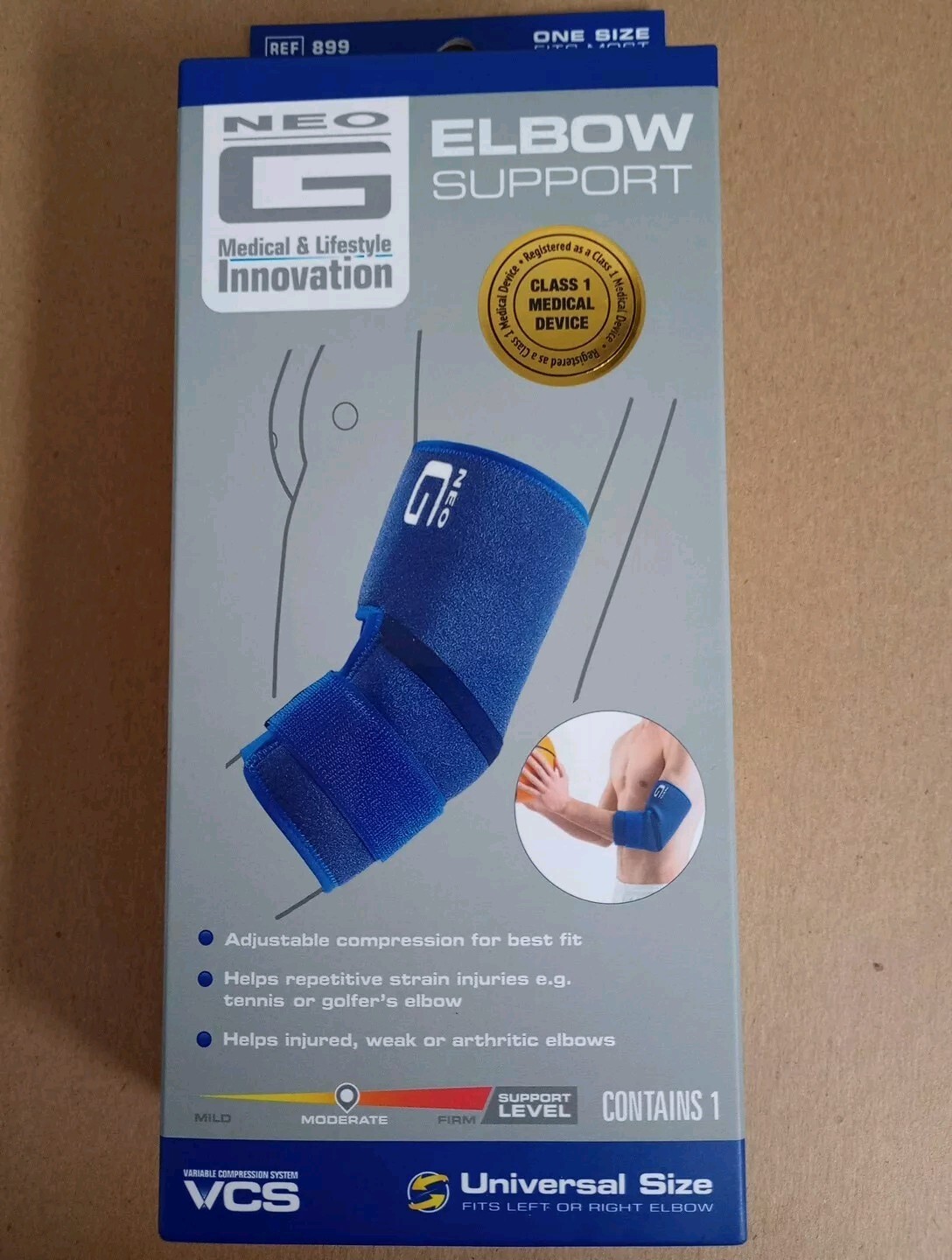 Neo G Elbow Support Brace – Class 1 Medical Device