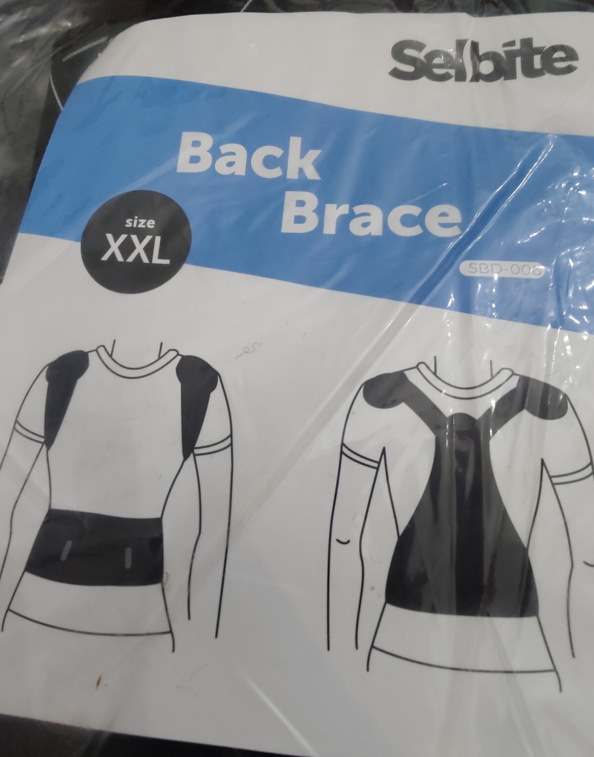 Posture Corrector for Women and Men Adjustable Mid and Upper Back Brace Selbite