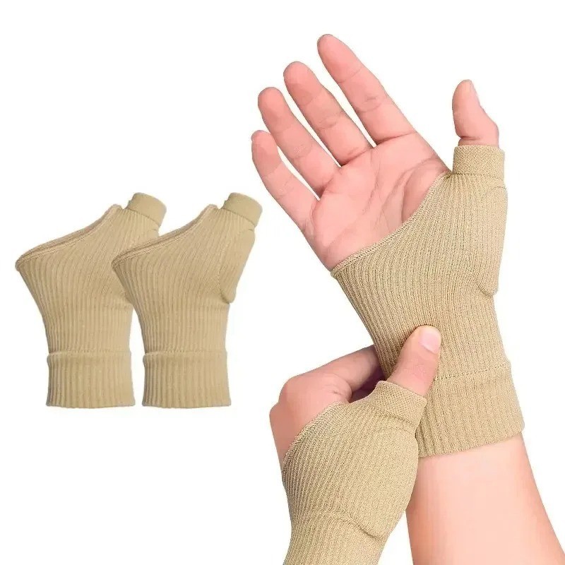 1Pair Thumb Compression Arthritis Gloves Wrist Support Brace Pain Relief Sleeve