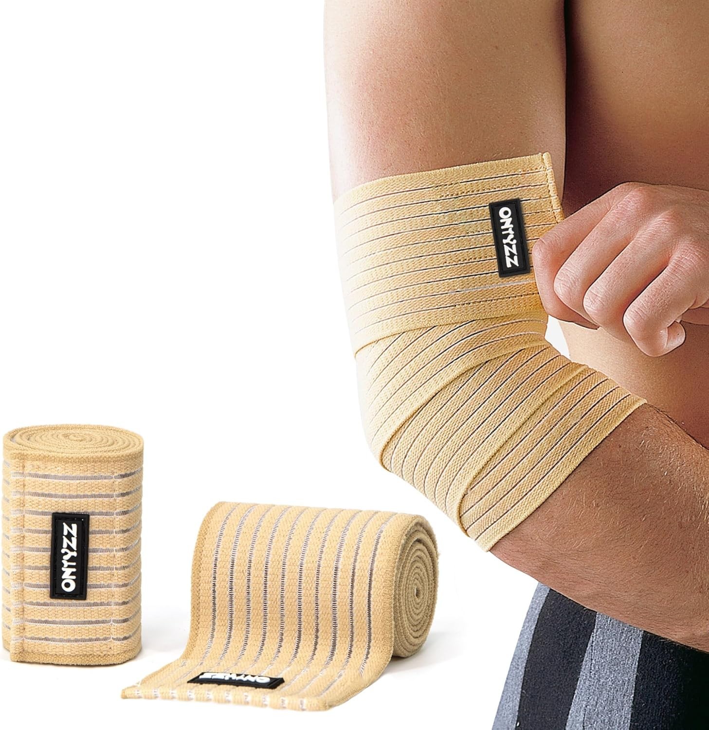 Adjustable Calf Compression Bandage Support Knee Wraps Elastic Sports Knee Ba…