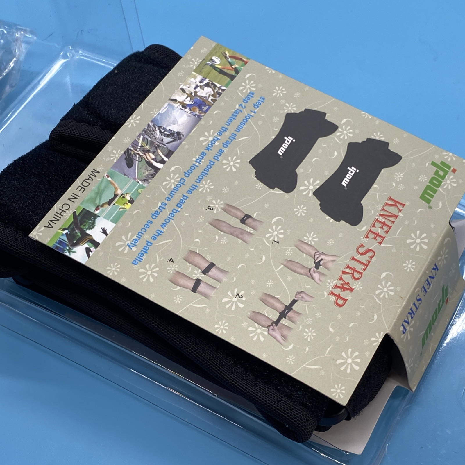 IPOW Brand 1 Pair (2 Pcs) Knee Strap Pain Relief Support Patella Stabelizer New