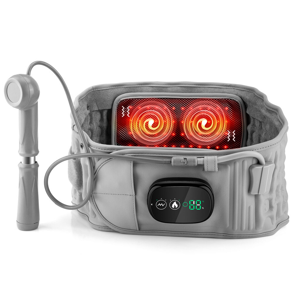 Cordless Heating Decompression Belt Lumbar Support for Lower Back Pain Relief