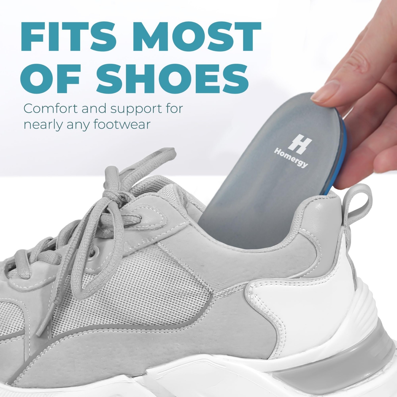 Orthopedic Heel Cups 2 Pack – Pain Relief for Heel Pain, Plantar Fasciitis & Bon