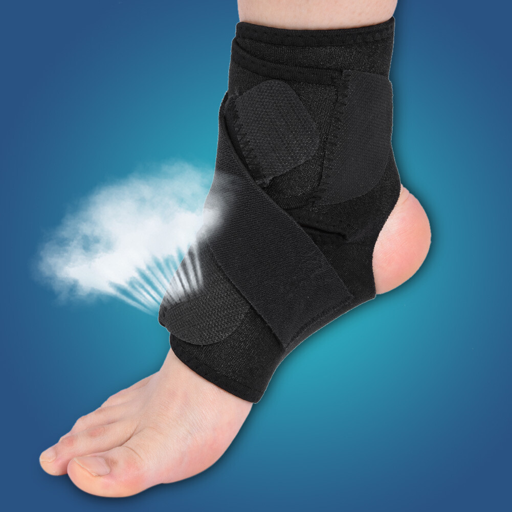 Adjustable Breathable Ankle Support Brace Foot Sprain Injury Pain Wrap Strap HPT