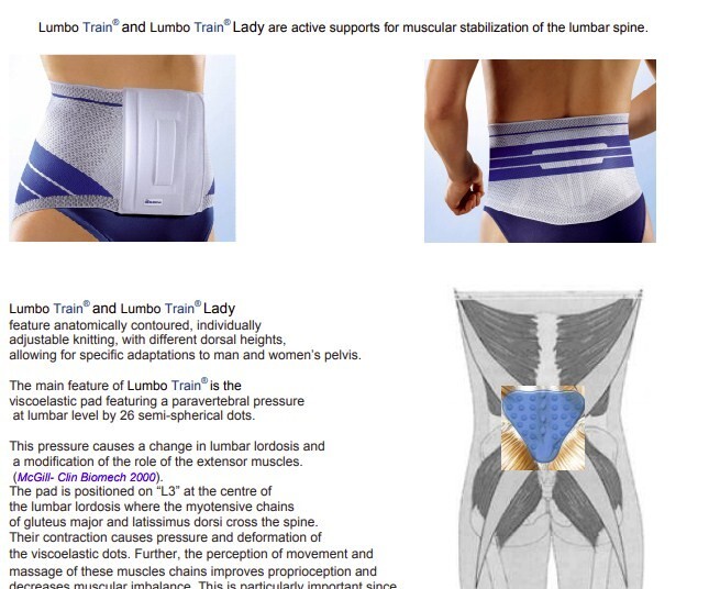 Bauerfeind LumboTrain 4 Muscular Stabilization Spine Back Support Lumbar Size 4