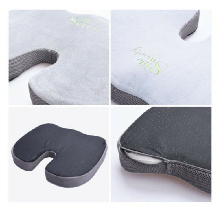 Gray Memory Foam Comfortable Seat Cushion- New