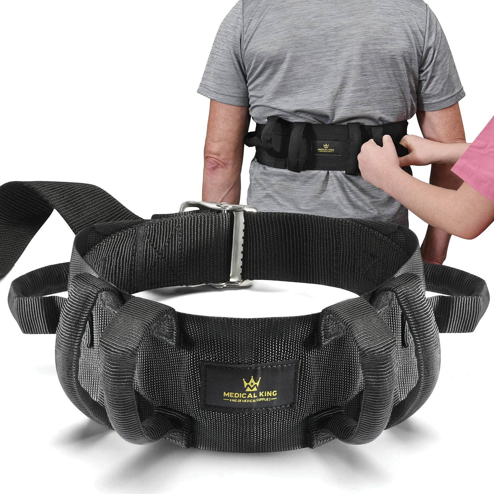 Medical king gait belt 6 handles 50 inch