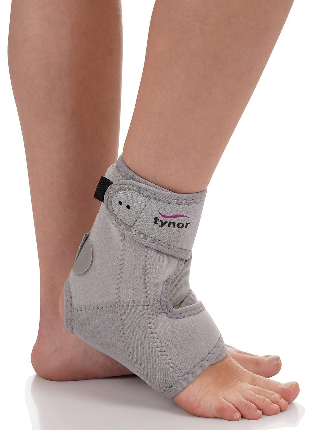 TYNOR Unisex Cast Shoe Rocker Sole Flat, Grey, Large, 1 Unit