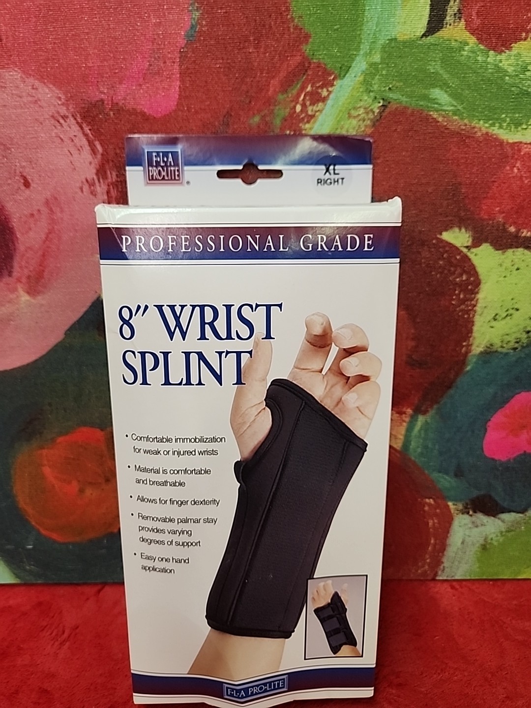 FLA Orthopedics Pro Lite 8″ Wrist Splint XL Right New In Box