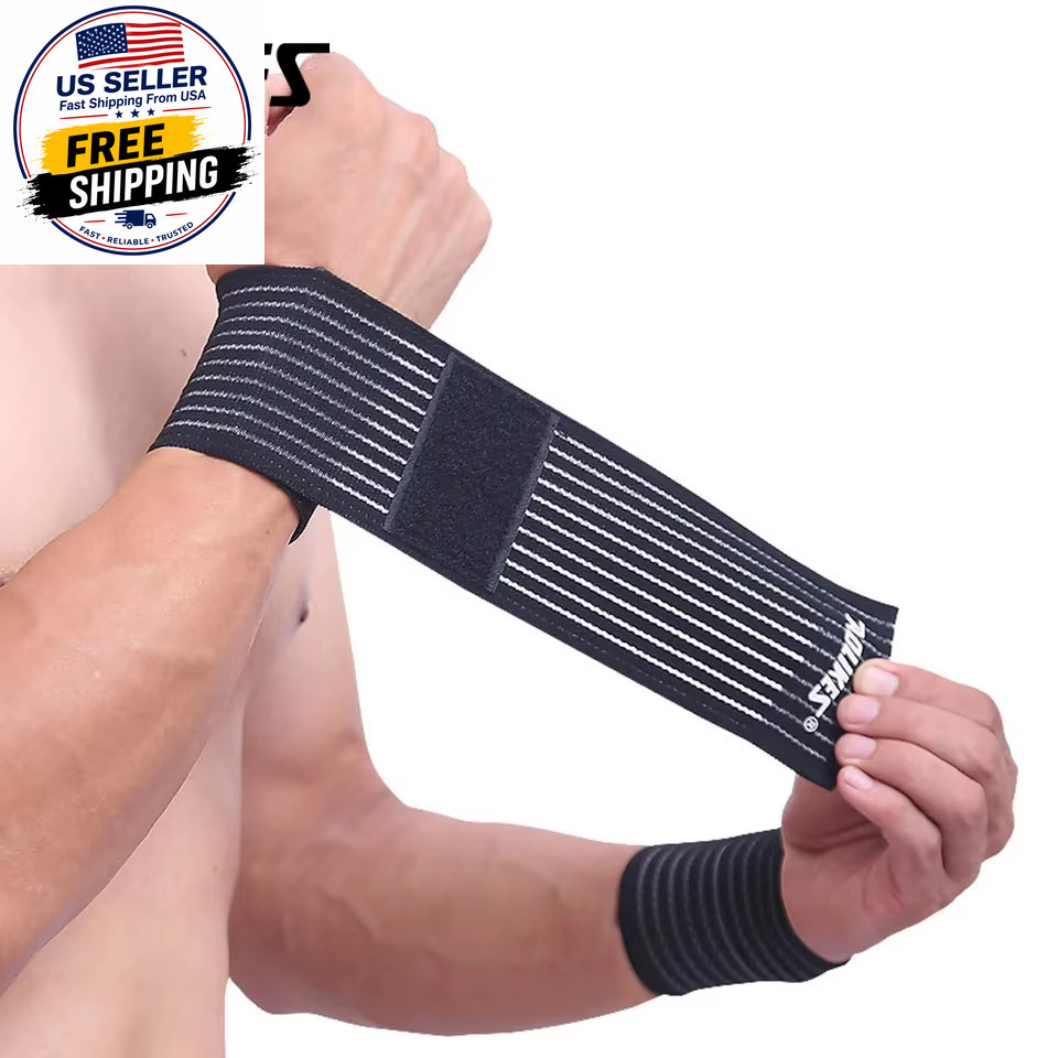 1PCS Cotton Elastic Bandage Hand Sport Wristband Gym Support Wrist Brace Wrap Ca