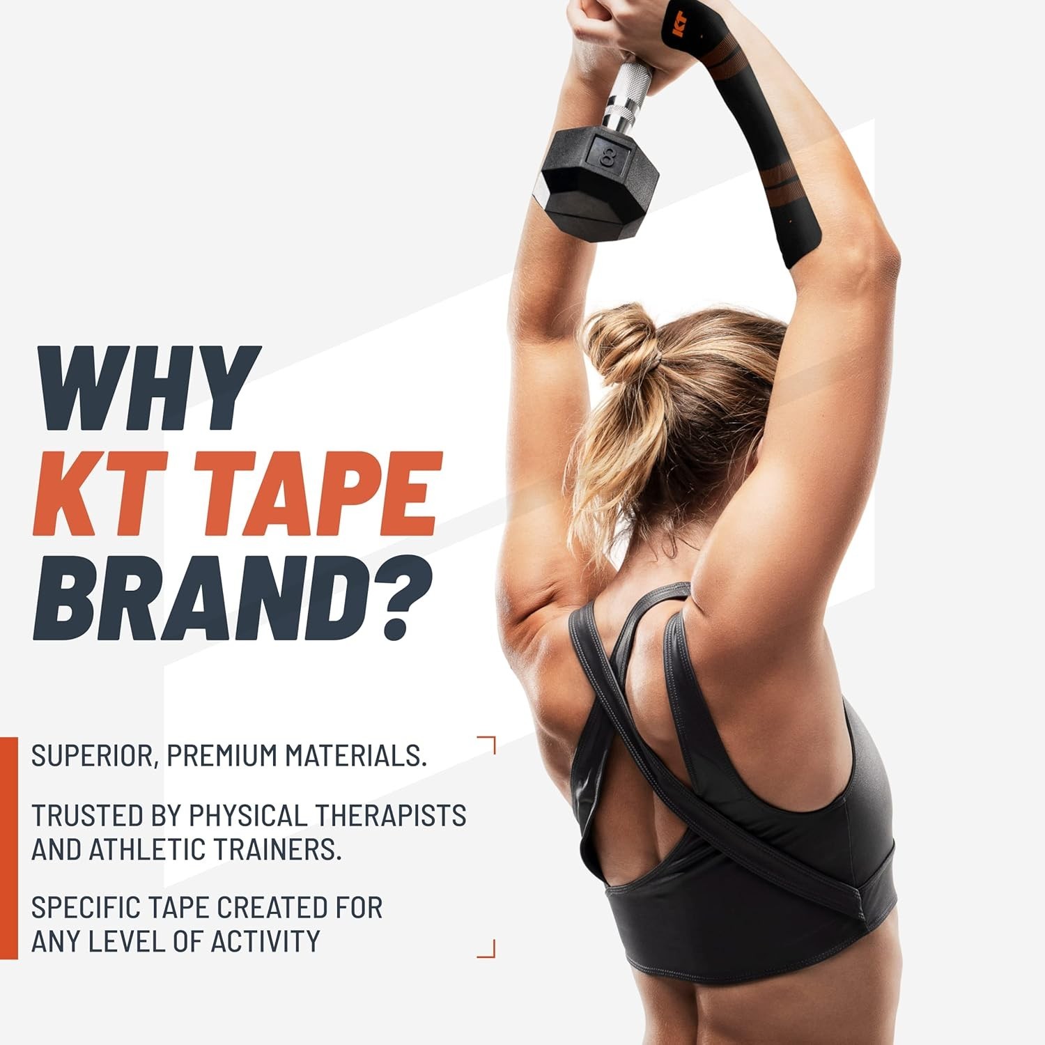 Durable Athletic Tape, 20 Precut Strips, Synthetic and Water-Resistant Quality