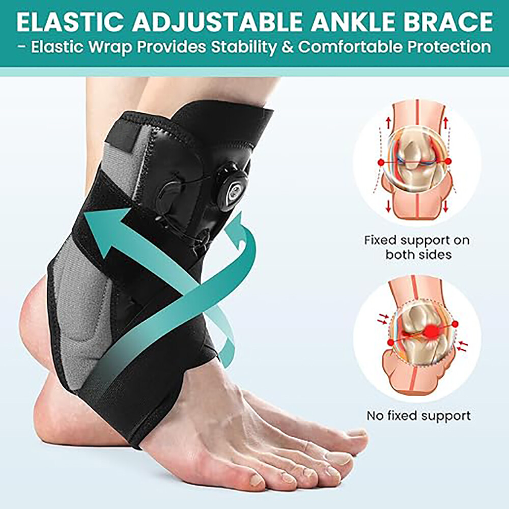 Drop Foot Ankle Support Brace Stabilizer Splint Compression Sprain Pain Relief