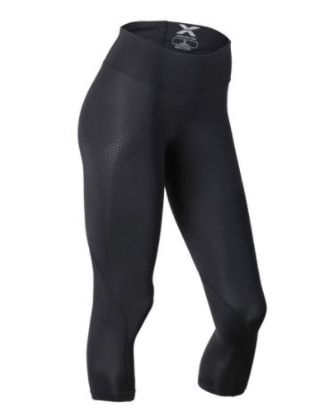 GREAT SAVINGS || 2XU Compression Womens Mid-Rise 7/8 Tights (Black/Dotted Black)