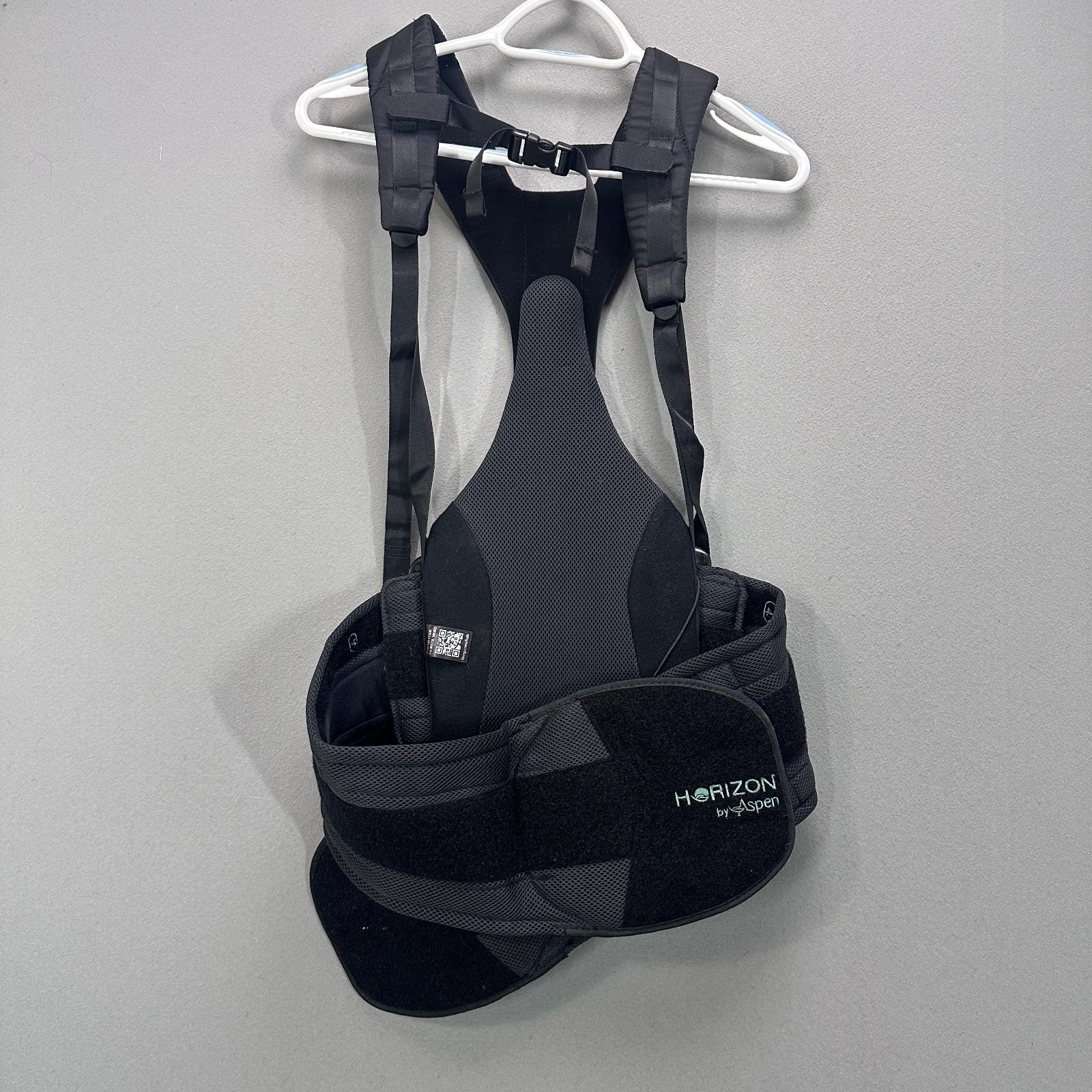 Aspen Horizon Lumbar Back Brace Fully Adjustable w/ Breg Shoulder Straps Black